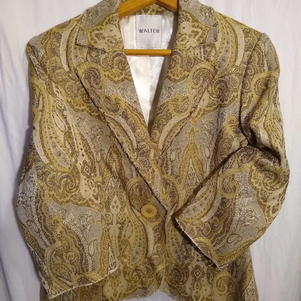 WALTER Exclusive Jacquard Neutral Blazer